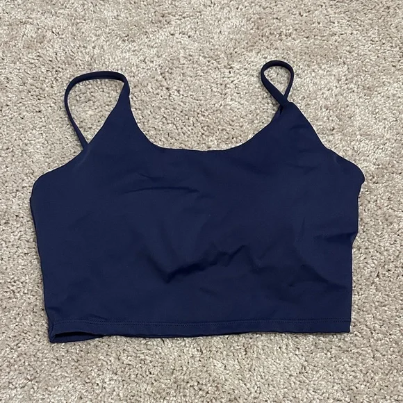 Halara Navy Blue Crop Top - Picture 1 of 5